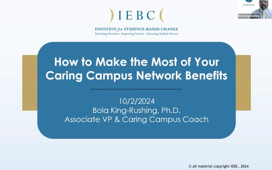 Caring Campus Network Webinar – How to Make the Most of Your Caring Campus Network Benefits